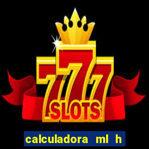 calculadora ml h para mcg kg min